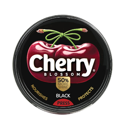 Cherry Shoe Polish Blossom Wax Black 